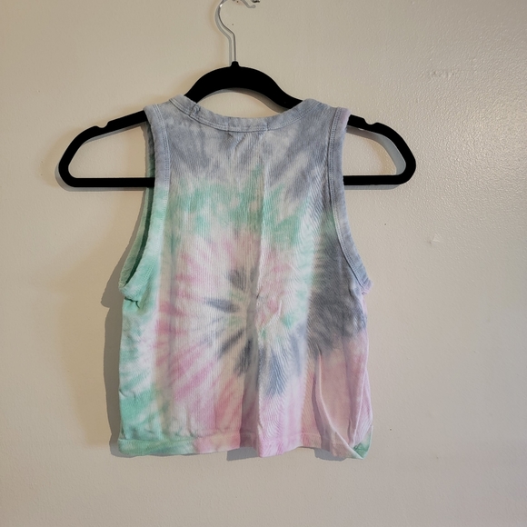 🌿Tie Dye Crop Top Tank Top With Alien - Picture 5 of 5